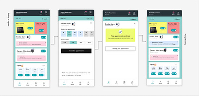 Booking an engineer / Appointment branding design typography ui ux