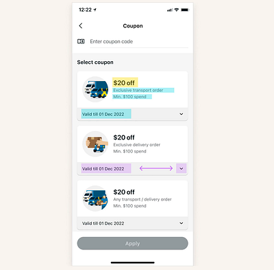 Mobile App UIUX design