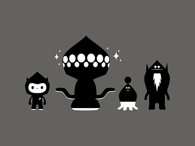 set phasers to fun ai alien branding cartoon character creatures design dribbble electronic futuristic illustration mascot robot science scifi space