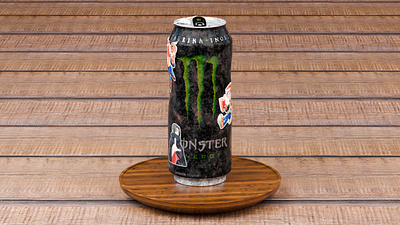 Monster Energy Drink (3D Product Animation) 3d 3d animation b3d blender blender3d branding cycles drink graphic design monsterenergy motion graphics render soda
