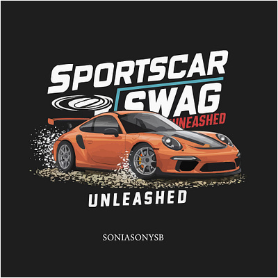 Typography with sportscar vector❤️ 3d animation branding business car color design graphic design illustration like logo love motion graphics new trend typography ui ux vector