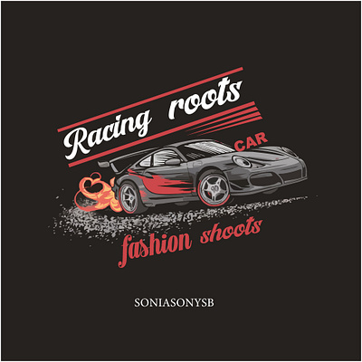 Typography with sportscar vector❤️ 3d animation branding business car color design graphic design illustration like logo love motion graphics new sports trend typography ui ux vector