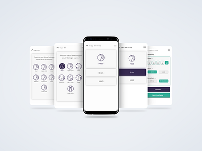 Patient portal. app app branding branding design graphic design illustration logo ui ux