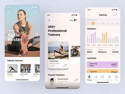 Fitness App UI Kit ui
