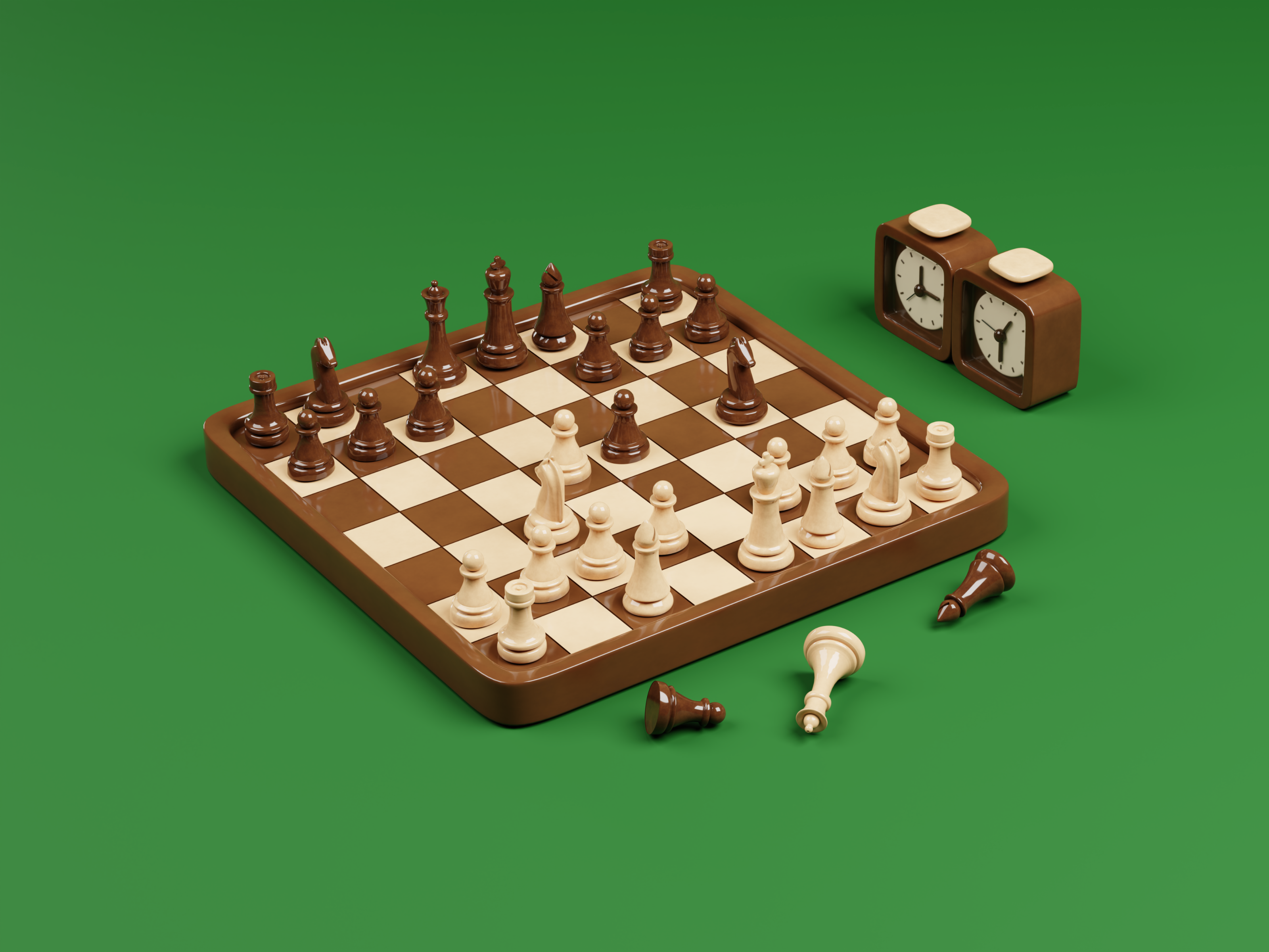 Chess 3D 3d 3d art 3d blender 3d design 3d games 3d illustration art blender chess chess 3d chess design chess illustration design game graphic design illustration motion graphics render ui ux