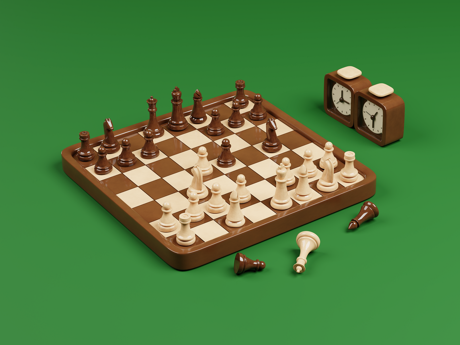 3D Chess by Victoria on Dribbble