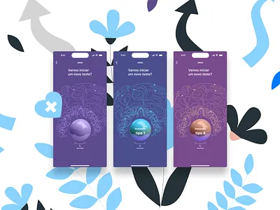 Psychological test App app ui