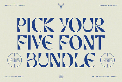 Pick Your Own Five Font Bundle bold bold fonts bold italic cool fonts creative font duo fashion font fashion typeface font duo italic pick your own five font bundle sans sans font sans serif font sans serif font family sans serif typeface sans typeface serif serif font family serif typeface vintage fonts
