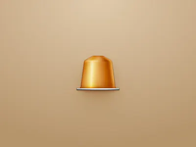 Capsules logo app icon branding capsule coffee icon logo nespresso pod pwa realistic volluto wireframes