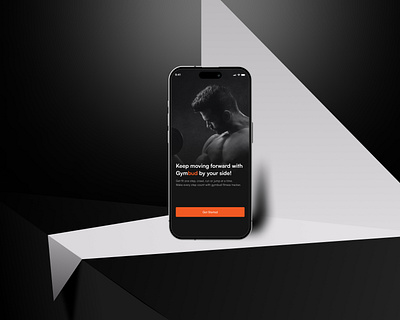 Fitness Tracking App - Gymbud app graphic design ui