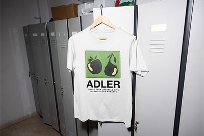 "ADLER" - T-shirt Merch branding design ginger grape illustrations graphic design illustration logo merch t shirt