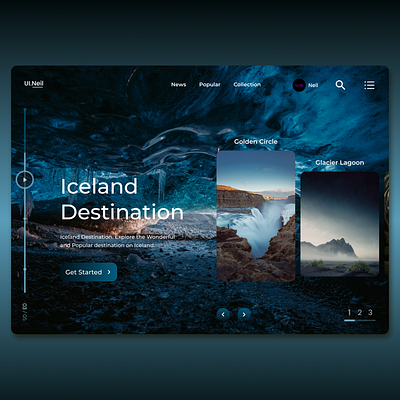 Iceland Web Design 3d animation app appdesign branding design graphic design illustration logo motion graphics ui uidesign ux uxdesign