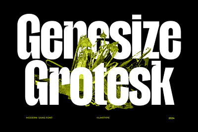 Genesize Grotesk - Condensed Font unique font