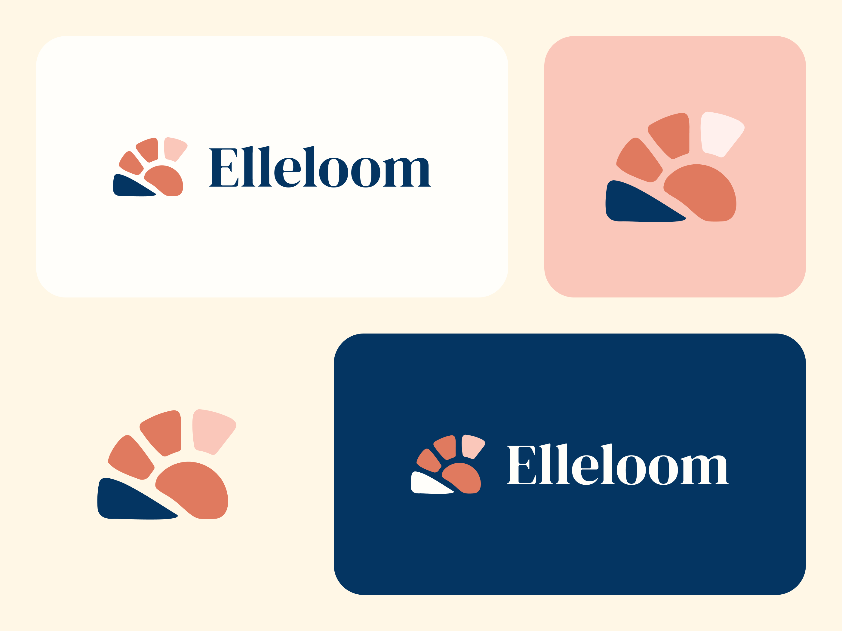 Elleloom Branding app bohemian brand branding female femtech figure graphic design healthcare illustration illustrations logo medical ovulation packaging soft webdesign