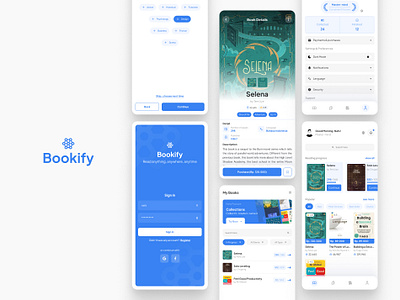 Bookify - Digital Bookstore App application apps book book app book store bookstore design mobile mobile app mobile application mobile apps mobile design online book store store ui user experience user interface ux