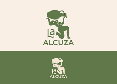 La Alcuza Olive Oil Logo braning graphic design illustration logo logo design olive oil