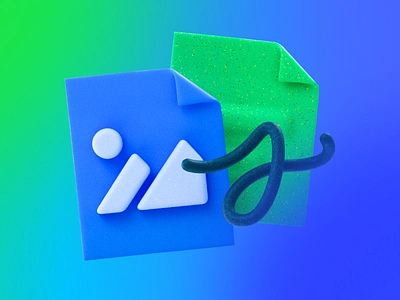 ✍️ Daily 3d app c4d claim documents icon illustration redshift report signature upload web