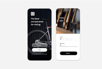 prototype bikeshop android branding figma graphic design ios ui ux