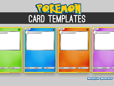 Pokemon Card Templates ai pokemon graphic design mockofun pokemon pokemon cards