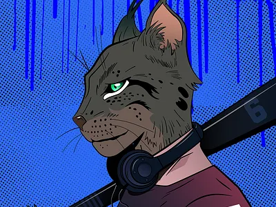 Lynx Club NFT character characters crypto design illustration nft nft art pfp profile vector