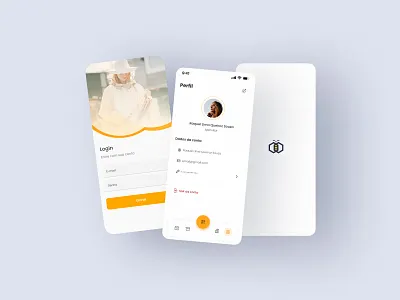 Login/profile/splash app design login profile splash ui ux