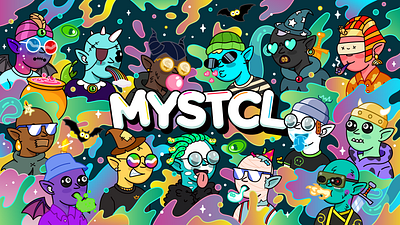 MYSTCL NFT Project character characters crypto design illustration nft nft art nft artist vector