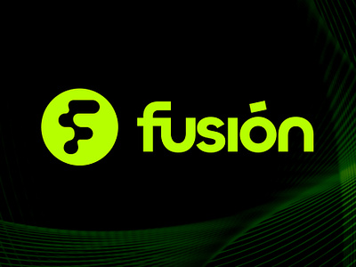 Fusión — Venture Builder Branding brand branding circle clean community design entrepreneurs f founders fund fusion identity investing lime logo mark merge startups typography venture builder