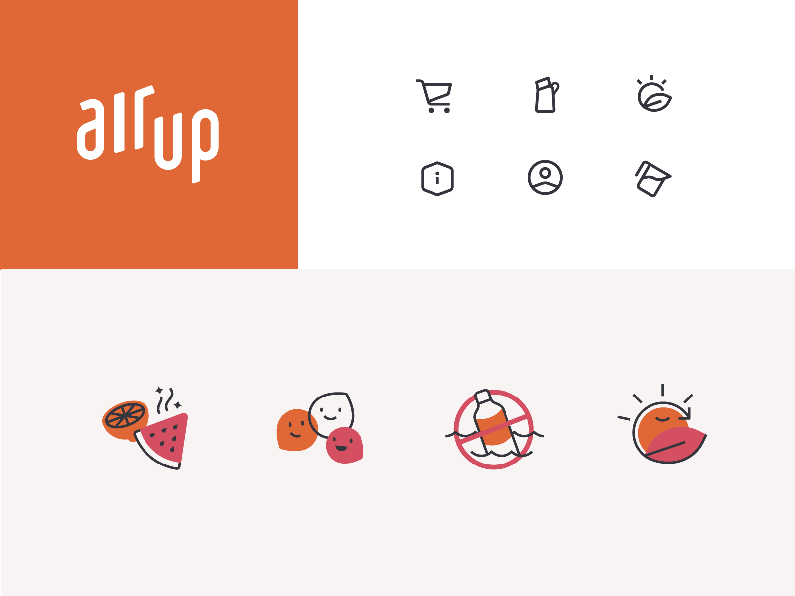 Air up — Icon Design System Concept airup brand branding consistent duotone guidelines icon set iconography icons line marketing marketing icons responsive style guide tiered ui website
