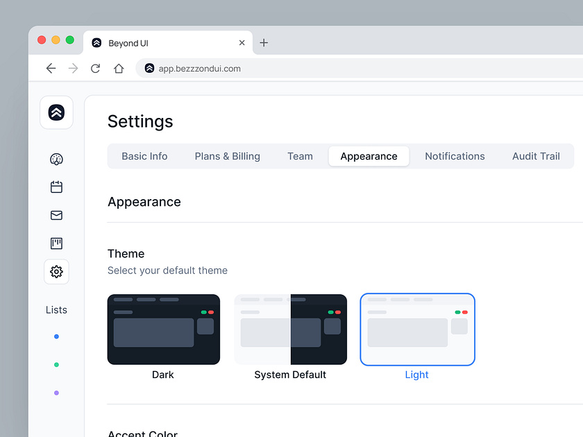 Settings UI designs, themes, templates and downloadable graphic ...