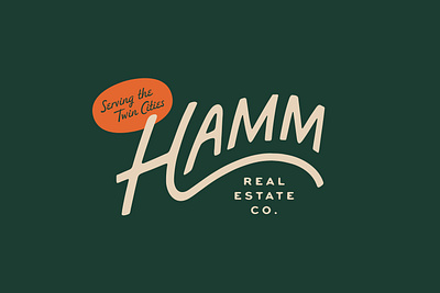 Hamm Real Estate Co. brand identity branding graphic design hand lettered hand lettering identity design logo logotype midwest minneapolis minnesota real estate realtor retro small business st. paul twin cities typography vector vintage