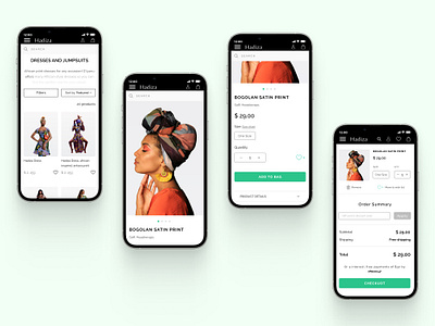 Hadiza E-commerce Design (Mobile View) designthinking mobileui uidesign uipatterns userinterface uxdesign visualdesign webdesign