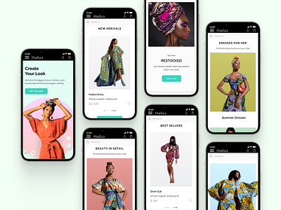 Hadiza E-commerce Design (Mobile View) designthinking graphicdesign interactiondesign mobileui responsivedesign uidesign uipatterns usercentricdesign uxdesign visualdesign webdesign