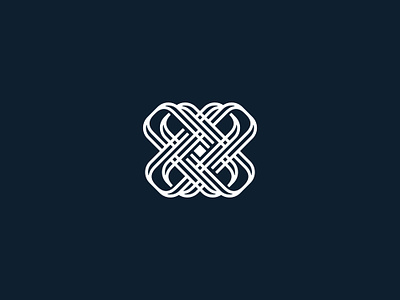 Ornamental X Logo branding business company corporate creative decorative elegant initial logo ornamental pattern professional vector x