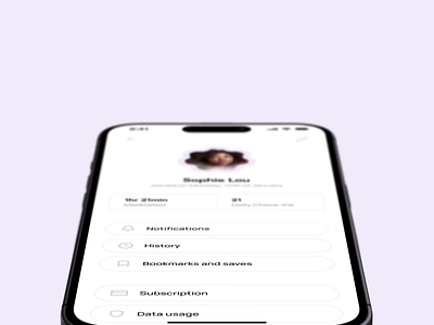 Inhale: Meditation and Daily Check-Ins 3d button clean home materialyou meditation minimalistic mobile mobile animation mockup motion motion design onboarding profile purple showreel spline user video wellbeing