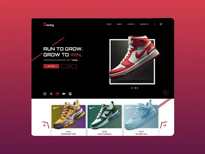 Sneakers E-Commerce Landing Page Design bmvsi design digitalstore ecommerceapp ecommercedesign ecommercesolutions ecommercewebsite landing page landing page design mobile design onlinebusiness onlineretail onlineshopping shoppingwebsite sneakers uiux ux webdesign webdevelopment