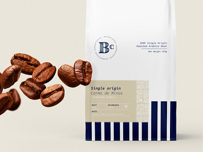 Elegant Coffee Branding and Packaging Design for Blossom Coffee bag brand design brand identity branding cafe coffee branding coffee packaging coffee pouch design graphic design logo packaging pouch product packaging