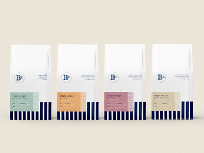 Elegant Coffee Branding and Packaging Design for Blossom Coffee bag brand design brand identity branding coffee label coffee pouch design graphic design logo packaging pouch