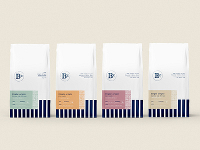 Elegant Coffee Branding and Packaging Design for Blossom Coffee bag brand design brand identity branding coffee label coffee pouch design graphic design logo packaging pouch