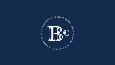Elegant Coffee Branding, Logo Design and Monogram for Blossom brand design brand identity branding coffee logo design graphic design logo monogram packaging typography