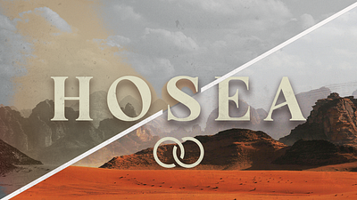 Hosea Sermon Series church graphic design sermon series