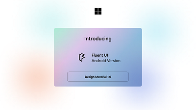 Microsoft Fluent UI Android Version (Prototype) ui