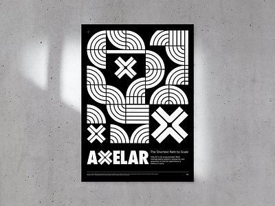 Axelar Network Logo Poster Concept abstract agency website blockchain branding business concept creative agency crypto design graphic design icon logo logo design platform poster storytelling technology typography visual identity web3