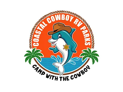 Coastal Cowboy branding graphic design logo