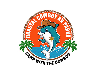 Coastal Cowboy branding graphic design logo