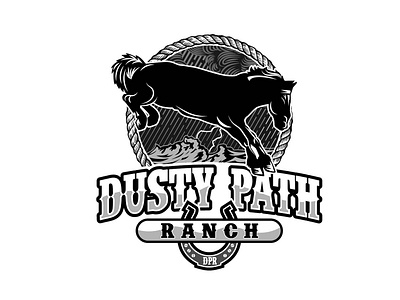 Dusty Path Ranch branding graphic design logo