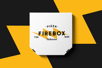 Pizzeria Branding and Packaging Design for Firebox Pizza brand design brand identity branding design graphic design logo packaging pizza pizza box pizzeria