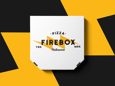 Pizzeria Branding and Packaging Design for Firebox Pizza brand design brand identity branding design graphic design logo packaging pizza pizza box pizzeria