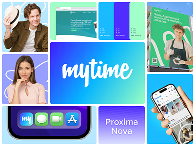 MyTime Brand Board branding design illustration