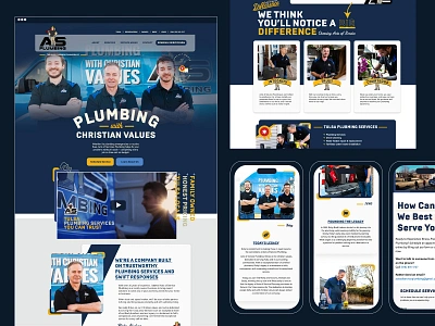 Acts of Service Plumbing Website - Tulsa Web Design Example plumbers website plumbing business website plumbing web design plumbing website small buisness website tulsa web design tulsa web design example web design website deisng