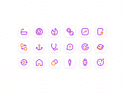 Duo line icons design duocolor icons icon design icon library icon pack icon set iconography icons illustration line icons stroke icons ui design ui icons ui ux design web design